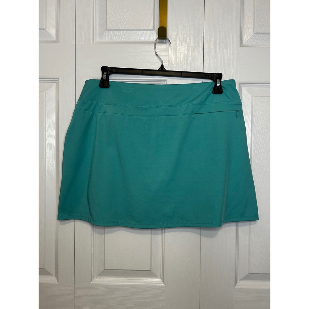 Tommy Bahama Active Womens XL Teal Turquoise Skort Athletic Golf Tennis Skirt - Picture 2 of 3